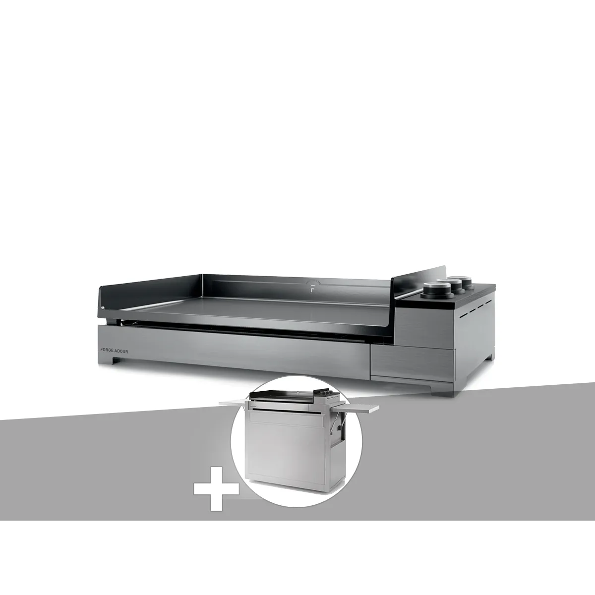 FORGE ADOUR  Plancha Gaz Premium 75 Inox