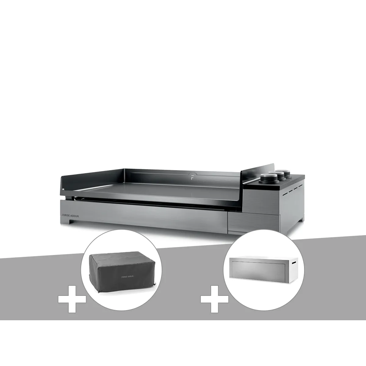 FORGE ADOUR  Plancha Gaz Premium 75 Inox