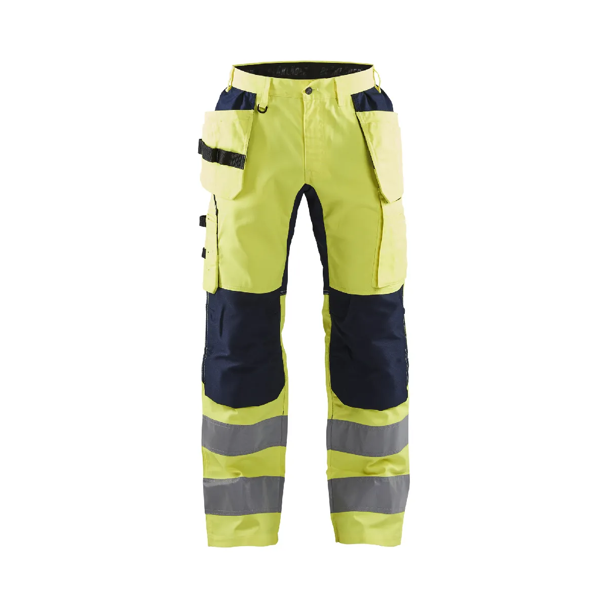 Blaklader Pantalon artisan haute visibilité 155218113389 Jaune fluo