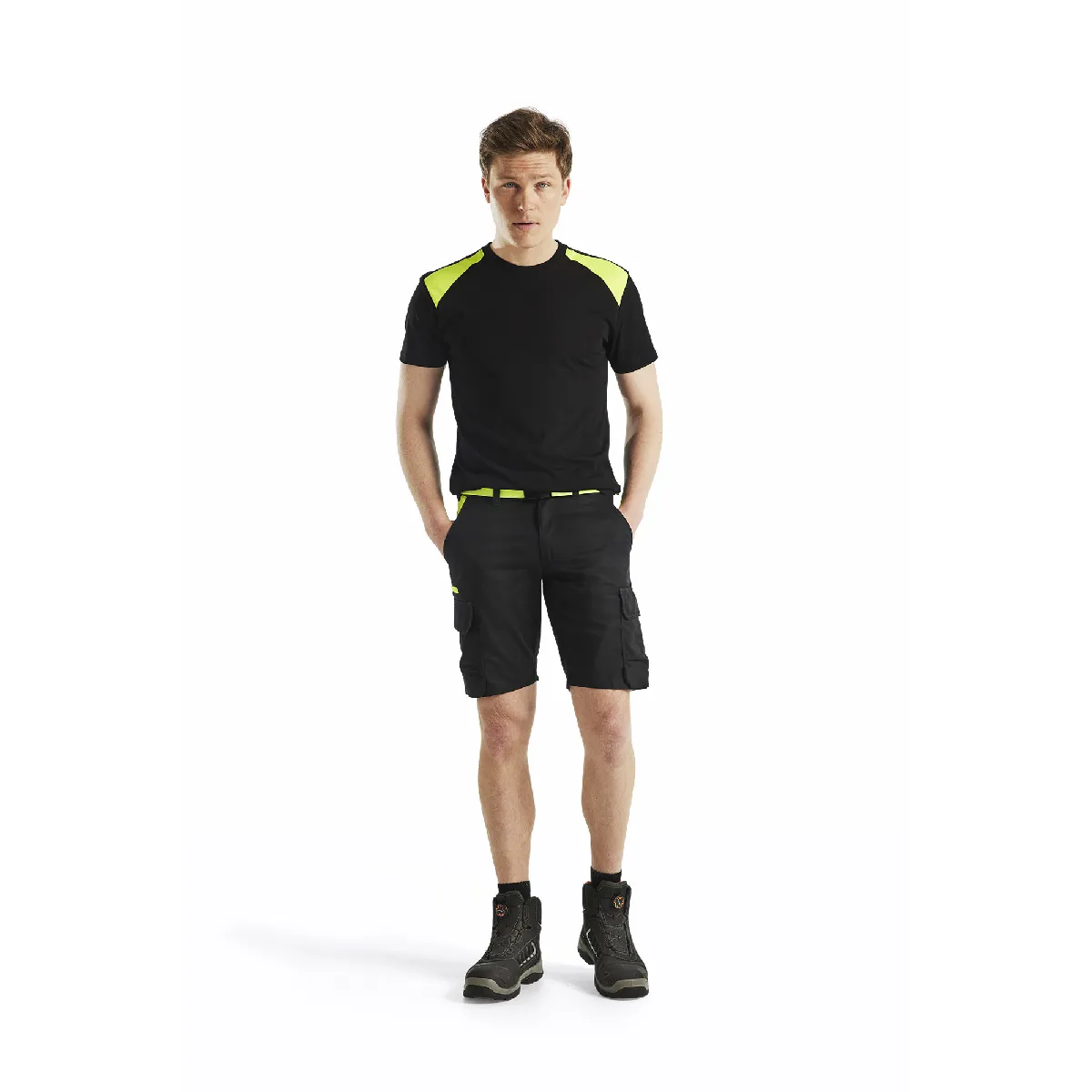 Blaklader 144618329933 Jaune fluo - vue 2