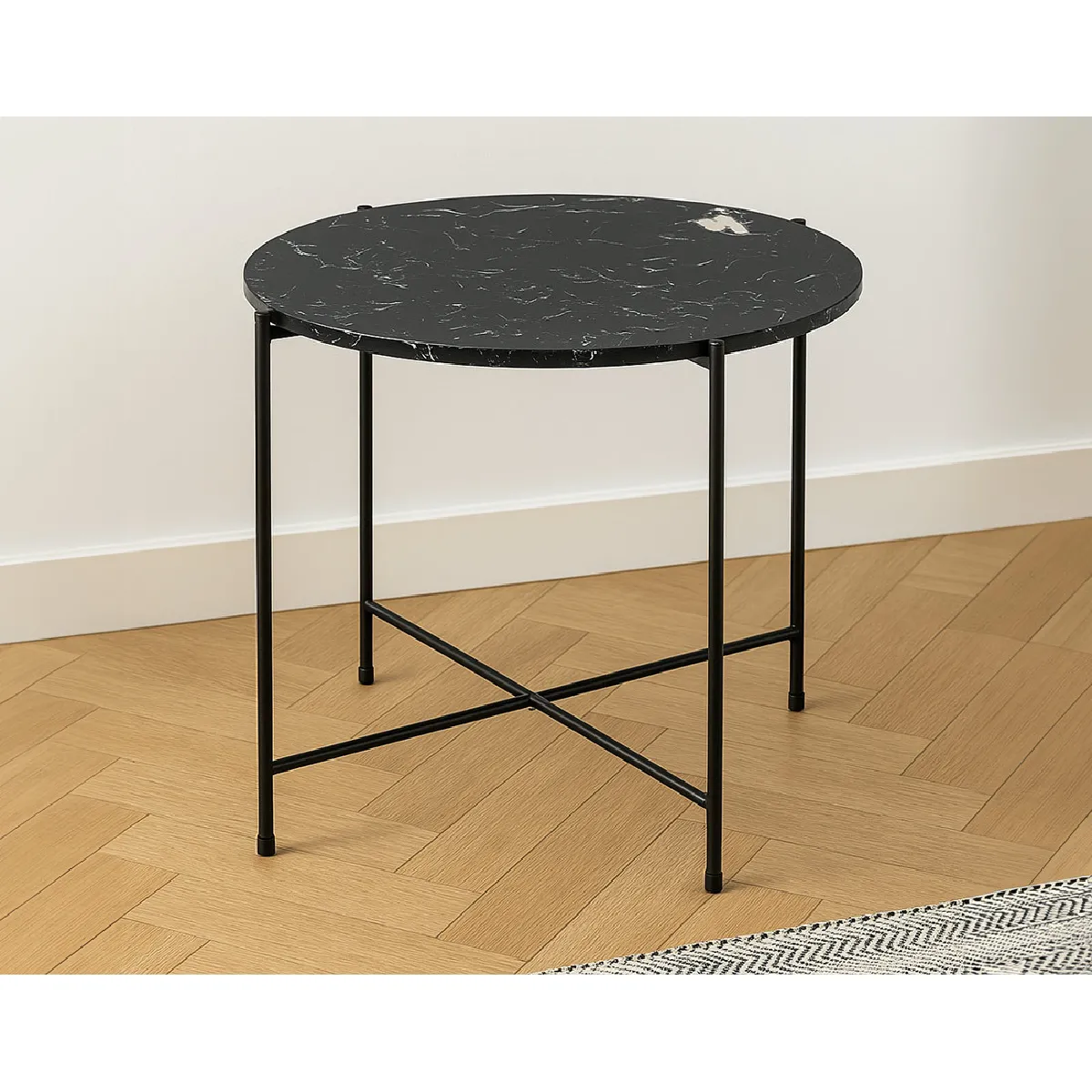 Meilleurs prix pour Lisa design table basse ronde - Noir