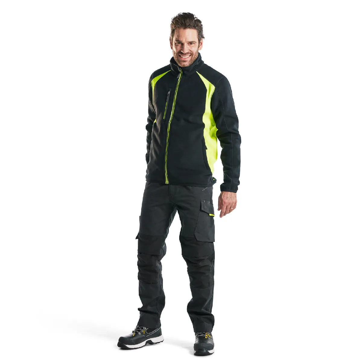 Blaklader Pantalon maintenance Jaune fluo