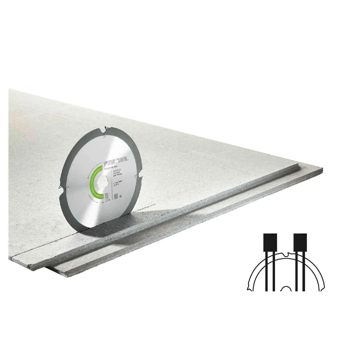 FESTOOL  Lame de scie circulaire diamant - 168 mm
