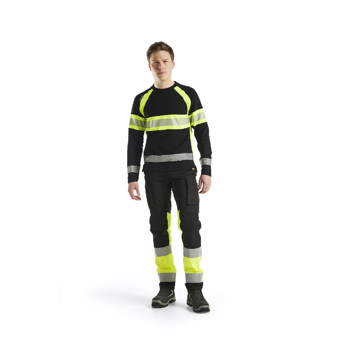 Blaklader Pantalon Artisan Jaune Fluo - vue 8