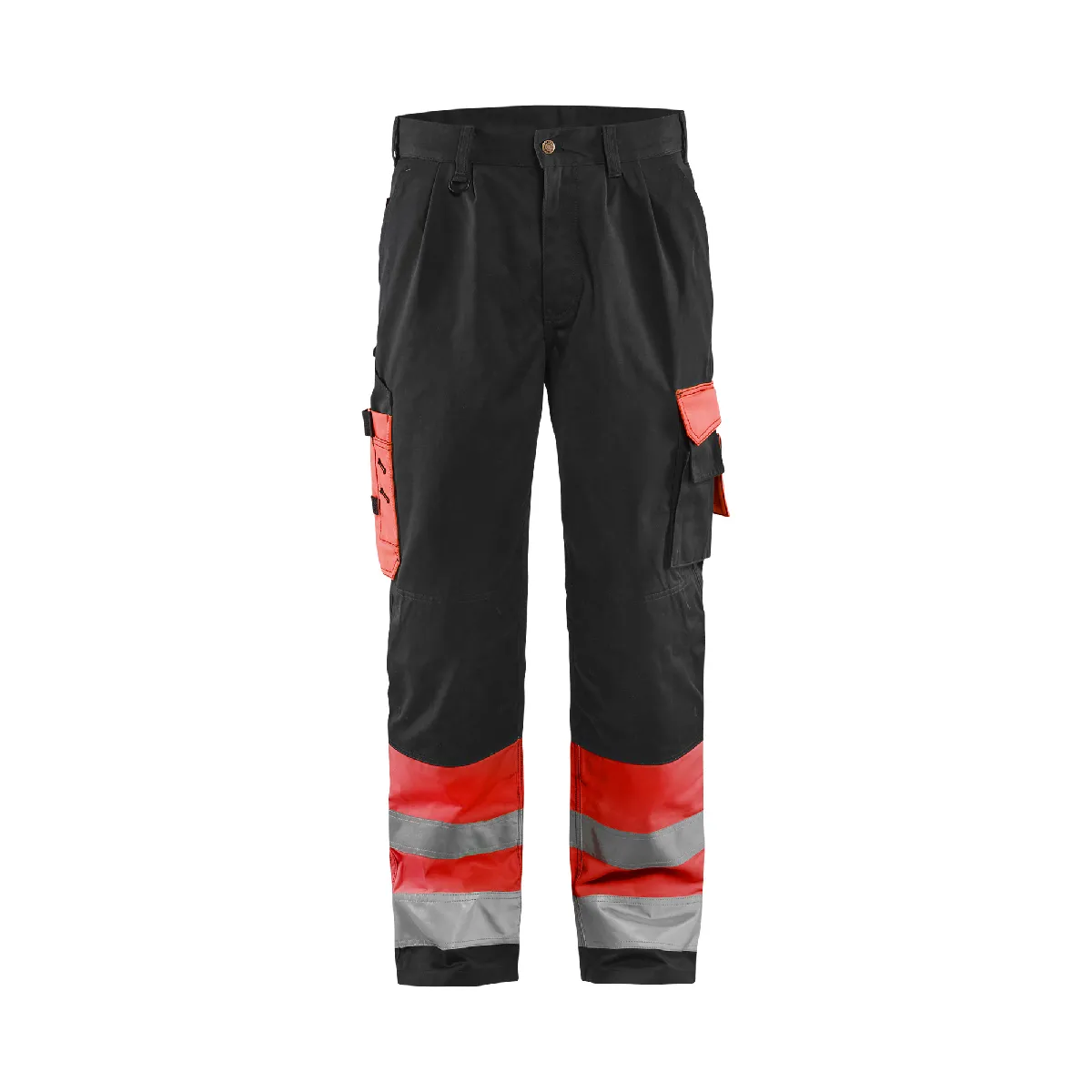 Blaklader Pantalon Artisan Haute Visibilité - Rouge Fluo/Noir Blaklader Pantalon Artisan Haute Visibilité - Rouge Fluo/Noir