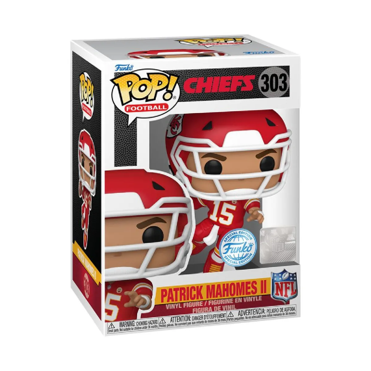 Figurine Funko Pop NFL Chiefs Patrick Mahomes II
