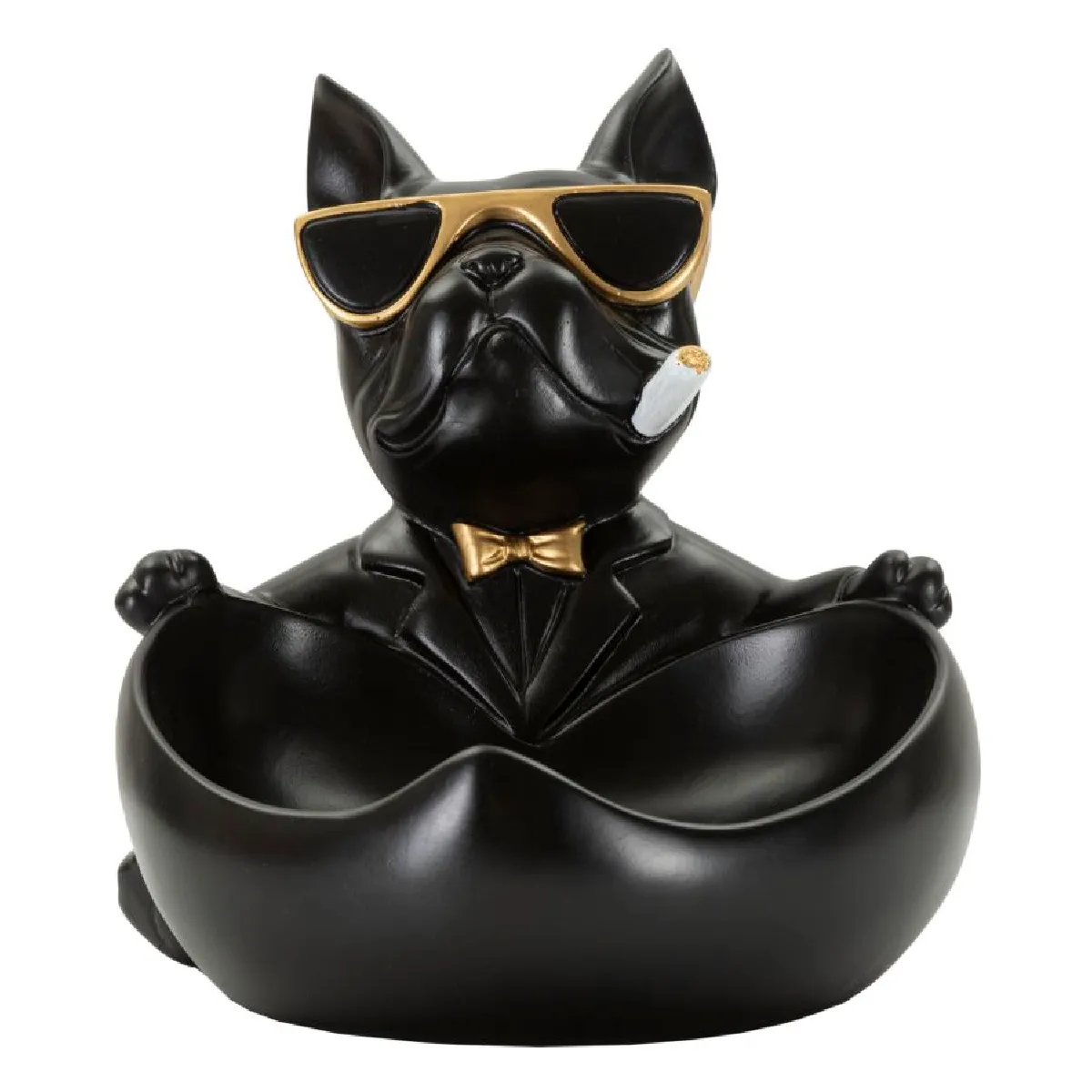 Mauro Ferretti Noir Statuette Chien - Image 4