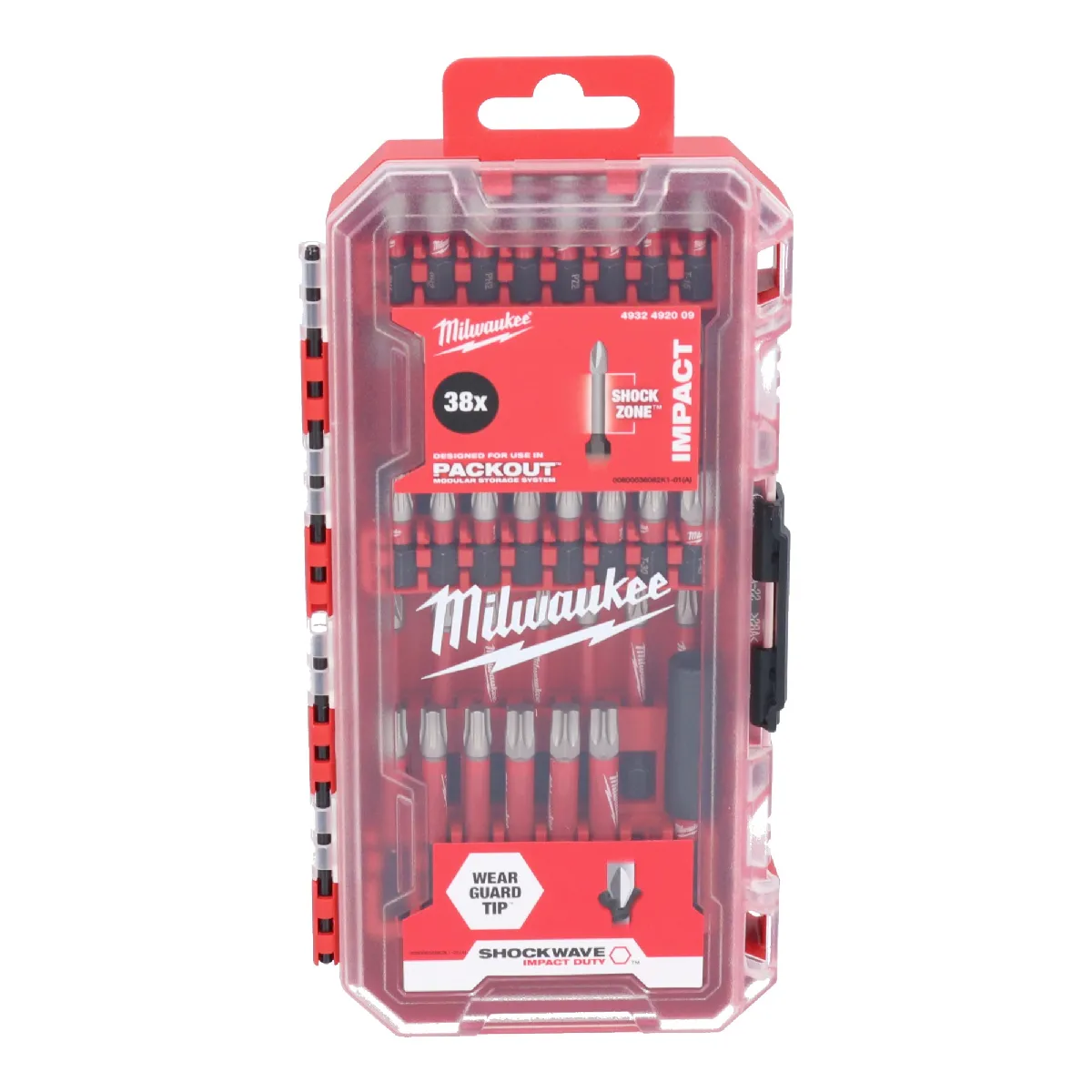 Milwaukee Coffret Embouts Vissage - 38 Pièces