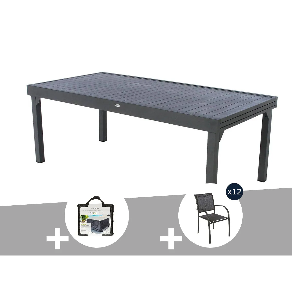 Hesperide table Piazza et chaises