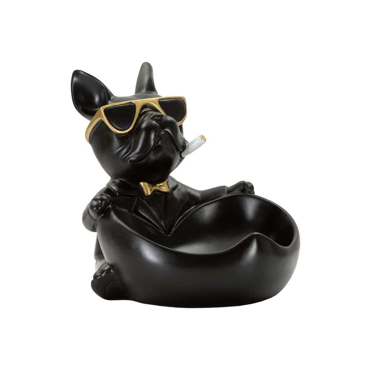 Mauro Ferretti Noir Statuette Chien - Image 5