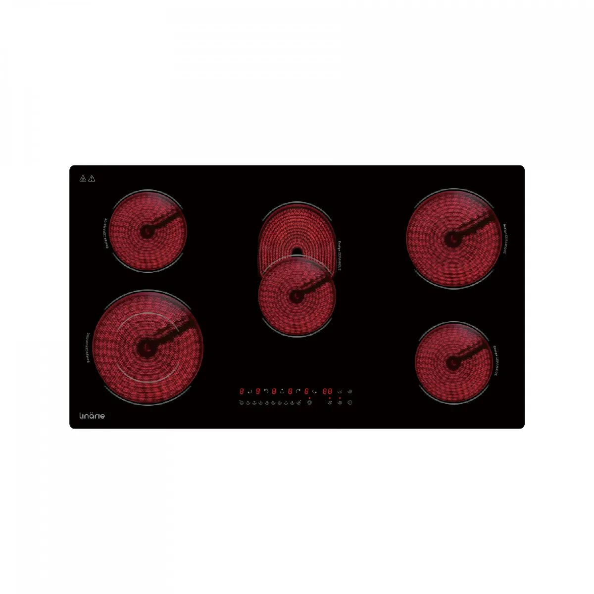 Linarie - Plaque de cuisson vitrocéramique - LIN90C5Z - 5 zones - 86,5 cm - Image 2
