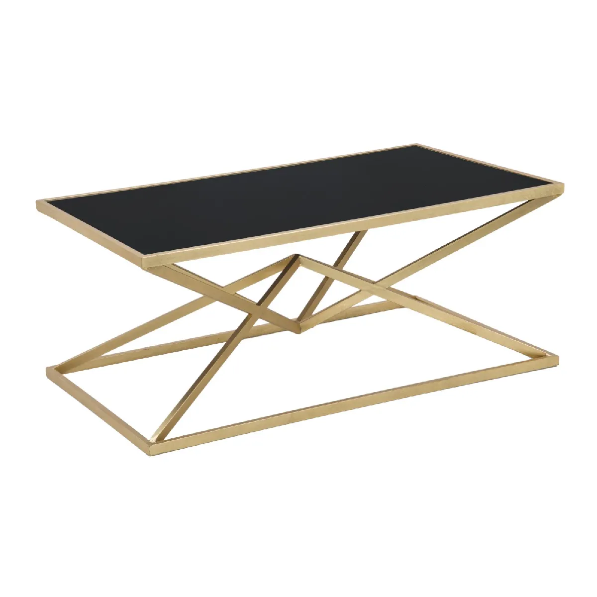 Meilleurs prix pour Table Basse Triangles Métal Noir
