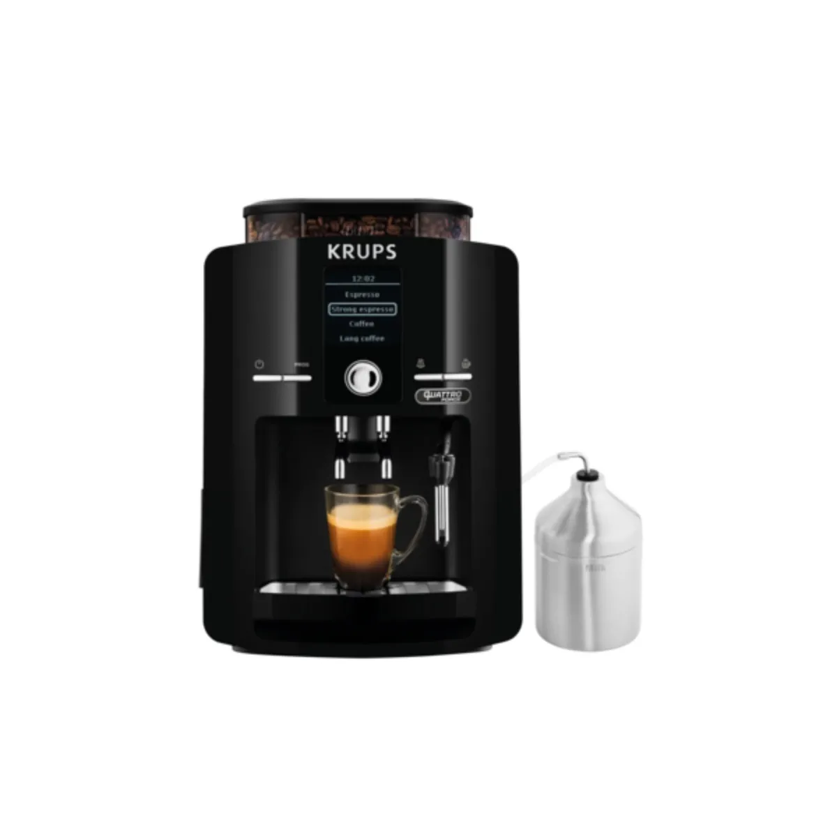Krups Quattro Force EA82F010 Espresseria Machine à café automatique avec buse vapeur Cappuccino 15 bar - vue 6