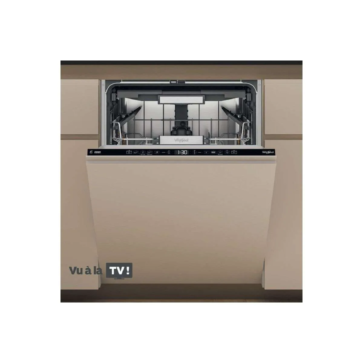Lave-Vaisselle Whirlpool W7IHT40TS – Encastrable, 15 Couverts, 40 dB - vue 2