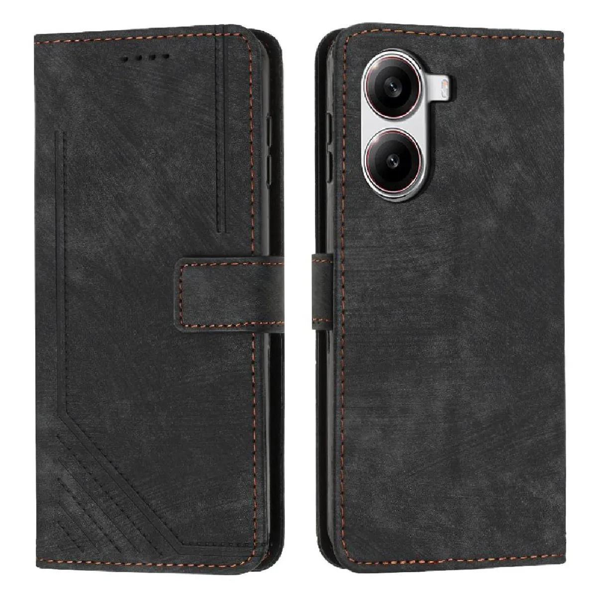 Générique Noir Étui Portefeuille Xiaomi Poco X7 Pro 5G