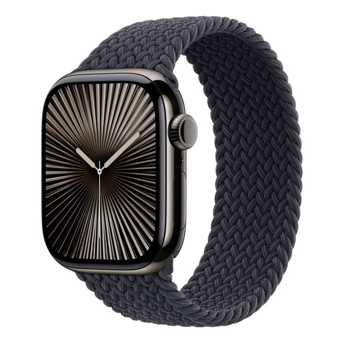 Apple Bracelet Boucle unique tressée pour Apple Watch - Midnight Taille 9
