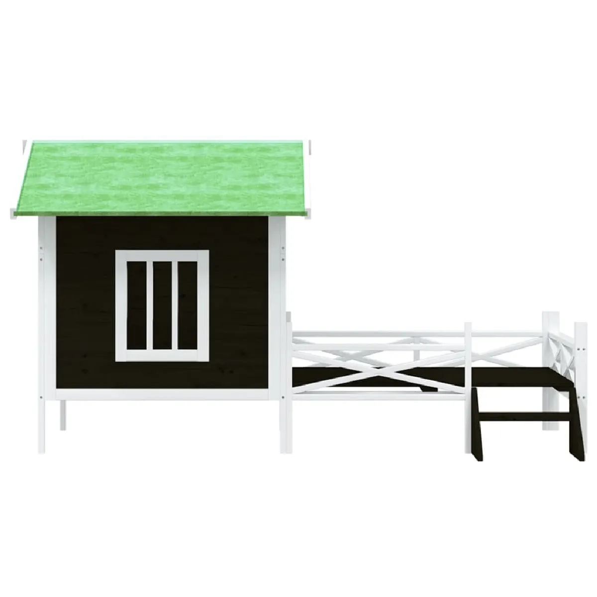 Meilleurs prix pour Chenil cage enclos pac animaux 159 x 120 x 88,5 cm bois de pin solide gris 02_0041718