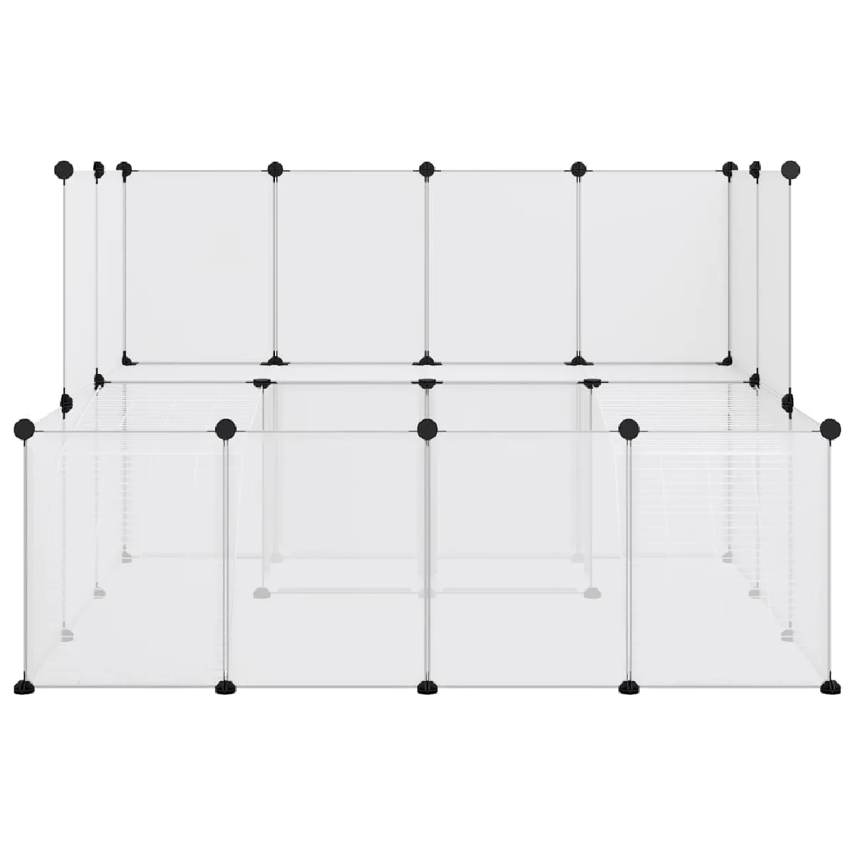 Comparer les prix de Cage pour petits animaux transparent 143 x 107 x 93 cm PP et acier Transparent 02_0041652