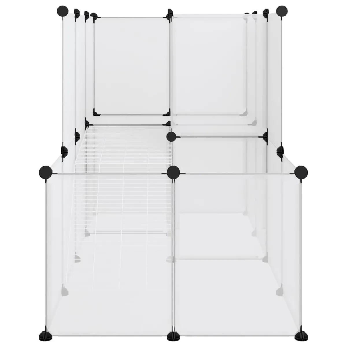 Comparer les prix de Cage pour petits animaux transparent 142 x 74 x 93 cm PP et acier Transparent 02_0041651