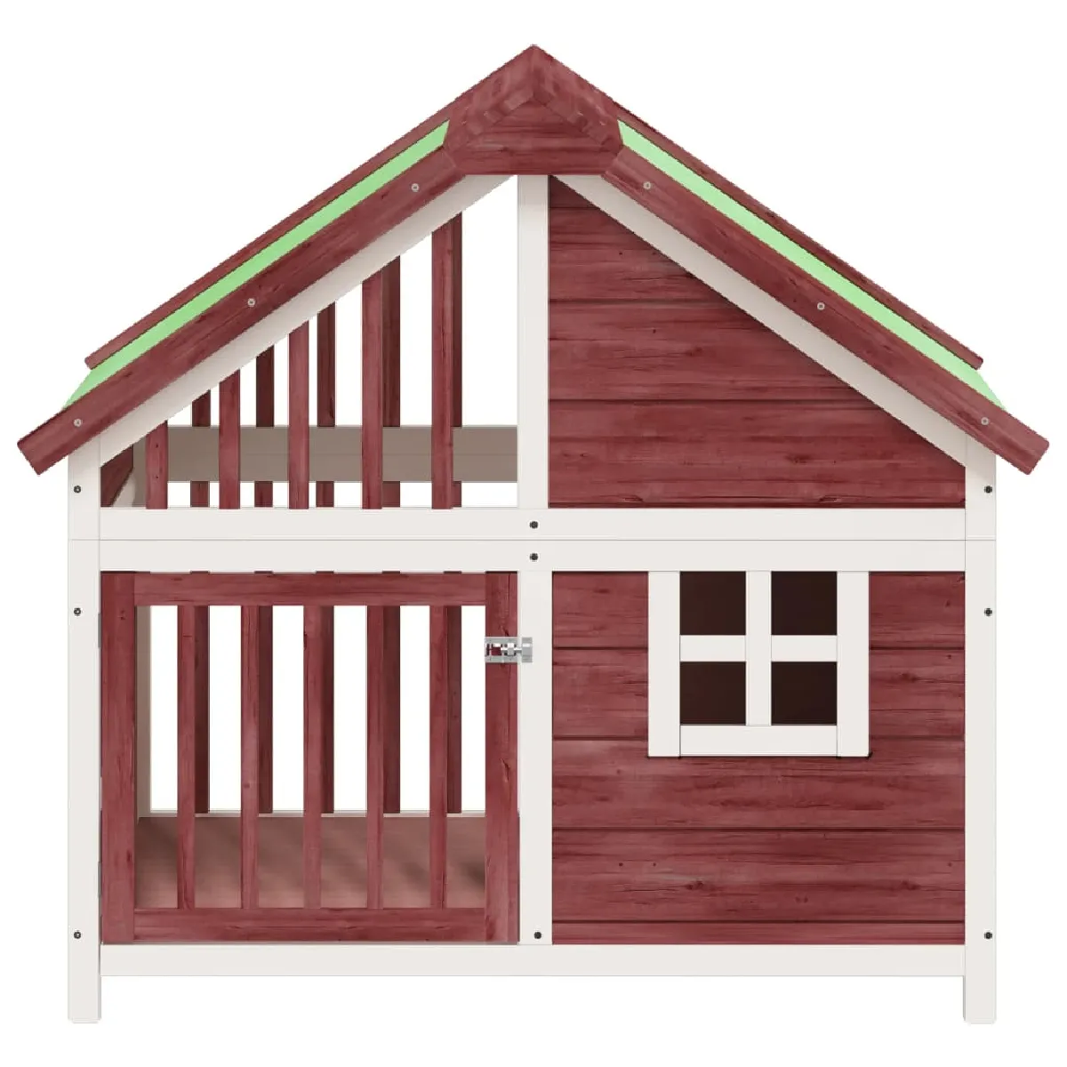 Meilleurs prix pour Chenil moka 96 x 60,5 x 87 cm bois de pin solide marron 02_0041916