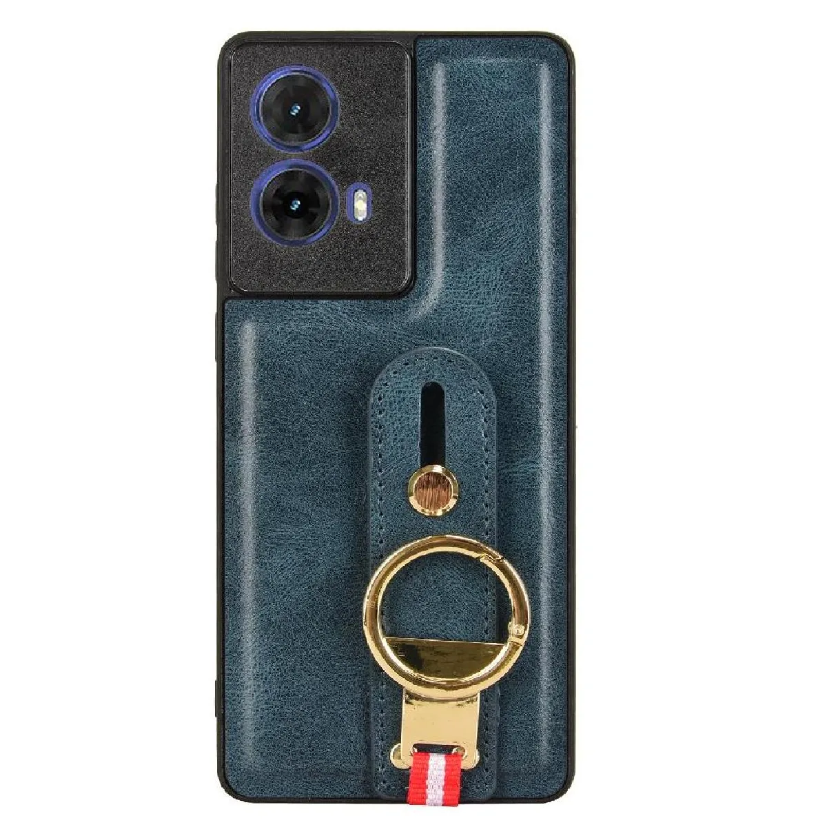 Générique Bleu Étui Portefeuille Avec Béquille Motorola Edge 50 Fusion