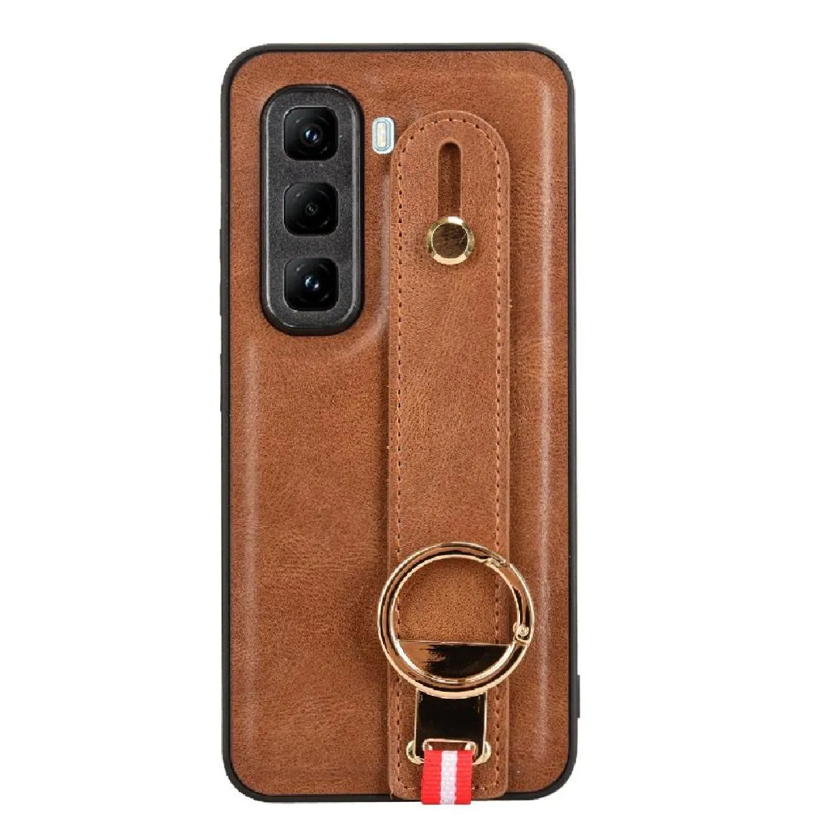 Générique Marron Étui Infinix Hot 50 Pro 4G