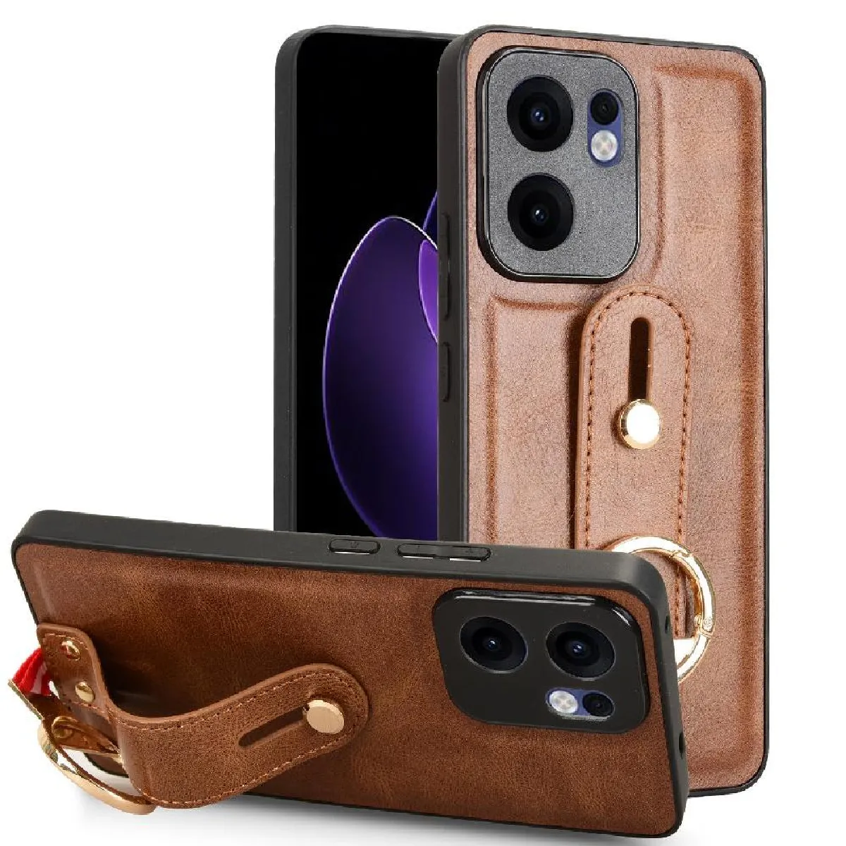 Générique Marron Oppo Étui Reno13 F 5G