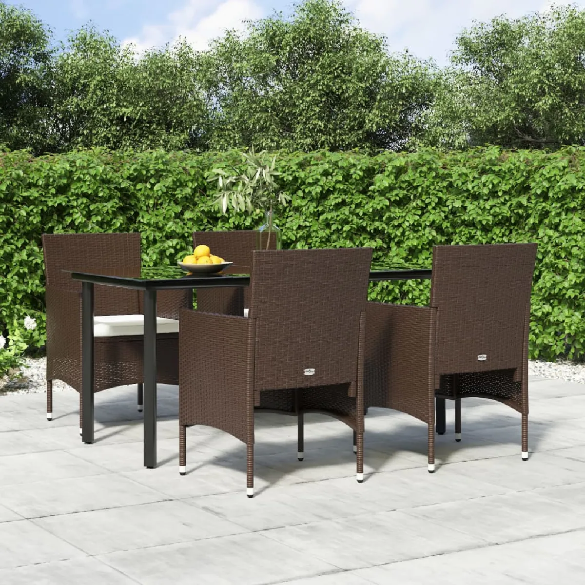 vidaXL Ensemble à manger jardin 5 pcs - vue 10