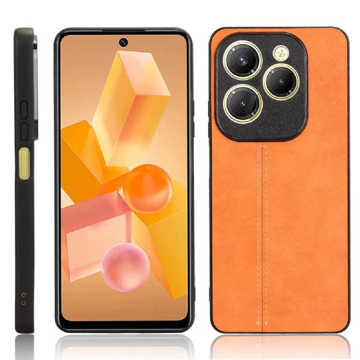 Générique Jaune Étui Léger Pour Infinix Hot 40 Pro Foxdock