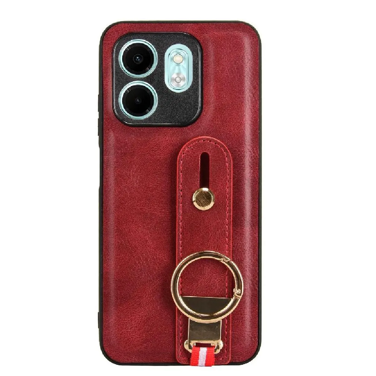 Générique Rouge Étui Avec Poignée Et Béquille Intégrées Infinix Hot 50I