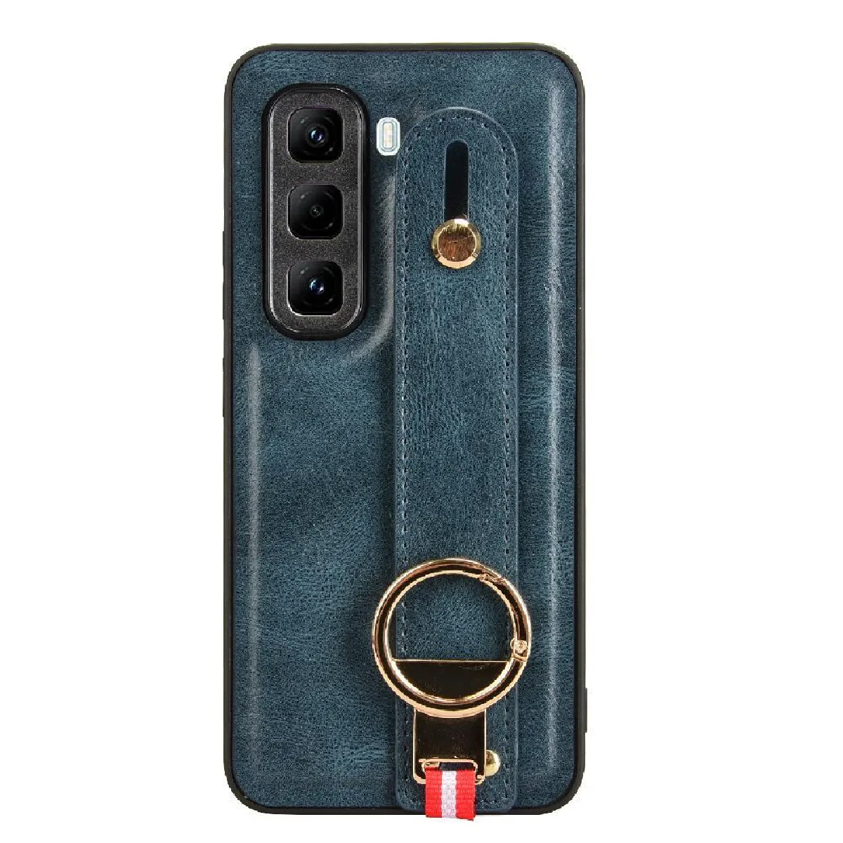 Générique Bleu Coque Avec Sangle De Poignet Infinix Hot 50 Pro Plus 4G