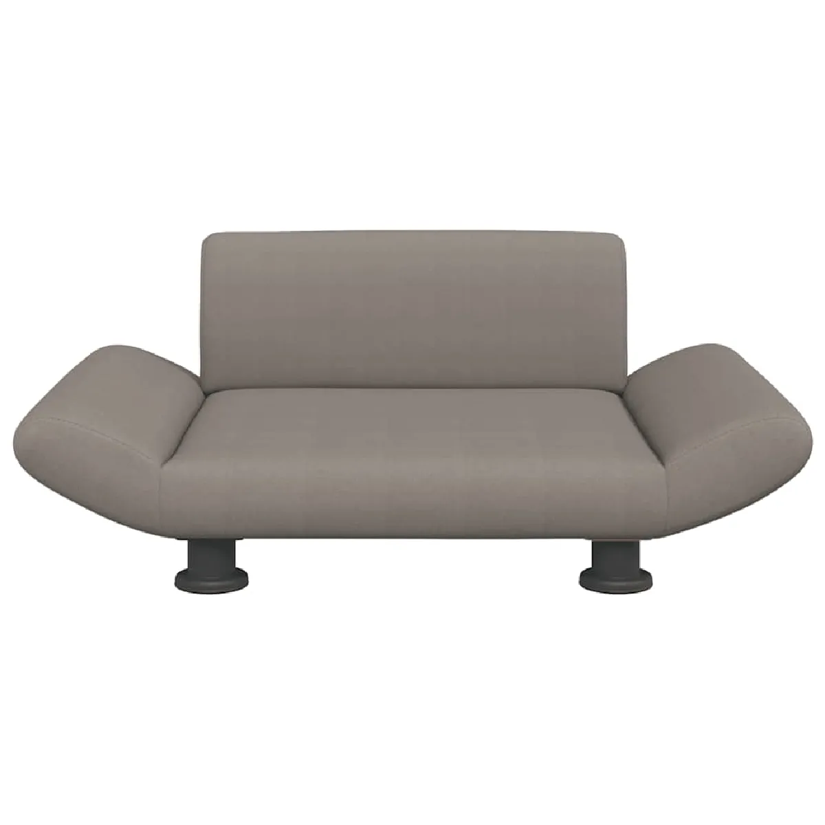 Comparer les prix de Lit pour chien panier canapé confortable taupe 70 x 45 x 28 cm tissu Taupe 02_0043203