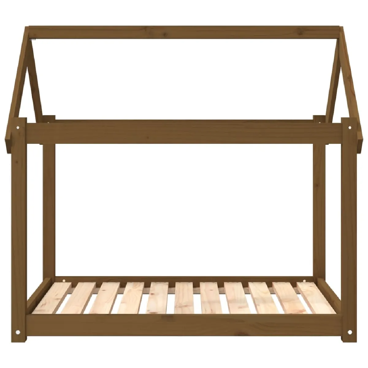 Comparer les prix de Lit pour chien panier canapé confortable 101 x 70 x 90 cm bois de pin solide marron 02_0042617