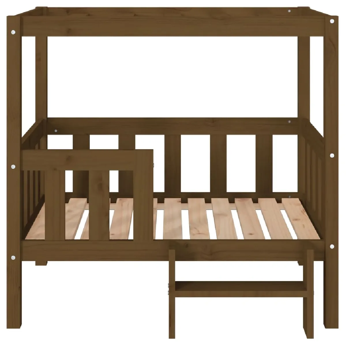Comparer les prix de Lit pour chien panier canapé confortable 95,5 x 73,5 x 90 cm bois de pin solide marron 02_0043051