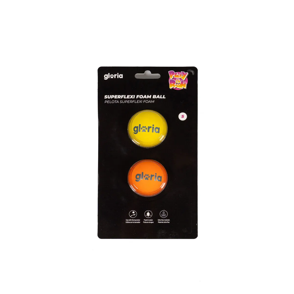 Meilleurs prix pour Boule pour animaux de compagnie Gloria PLAY AND RUN Jaune Mousse TPR S 4,5 cm 2 Unités