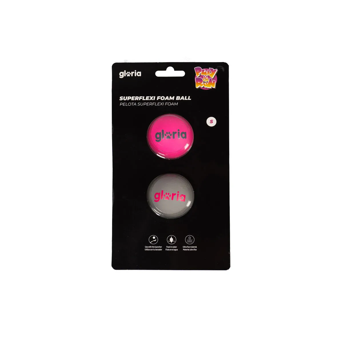 Meilleurs prix pour Boule pour animaux de compagnie Gloria PLAY AND RUN Gris Mousse TPR S
