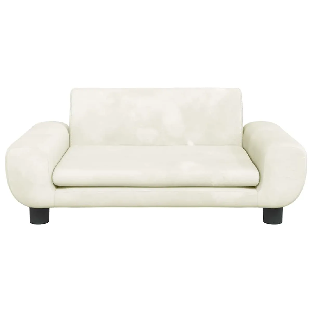 Comparer les prix de Lit pour chien panier canapé confortable 70 x 45 x 33 cm velours crème 02_0042875
