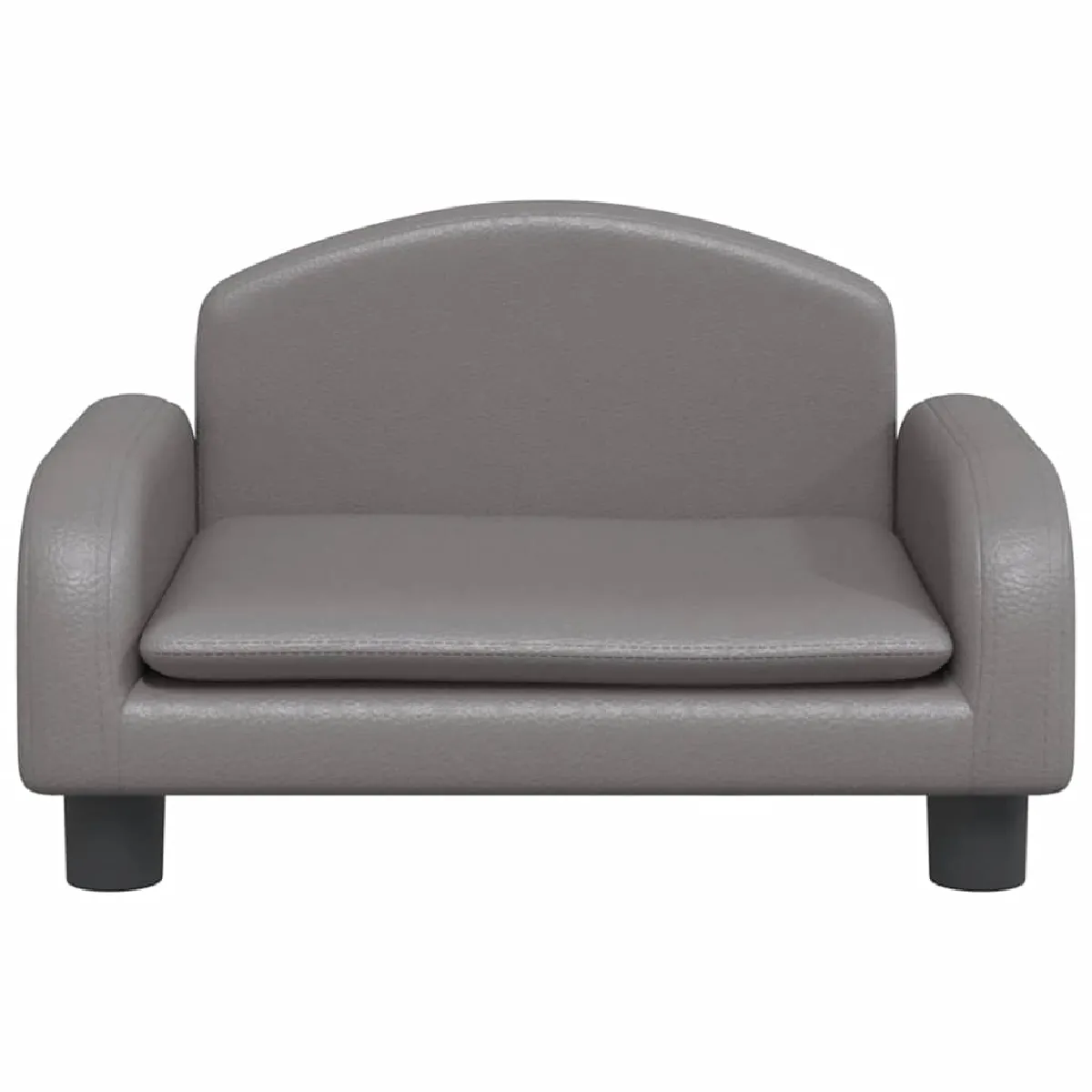 Meilleurs prix pour Lit pour chien panier canapé confortable 50 x 40 x 30 cm similicuir gris 02_0042673