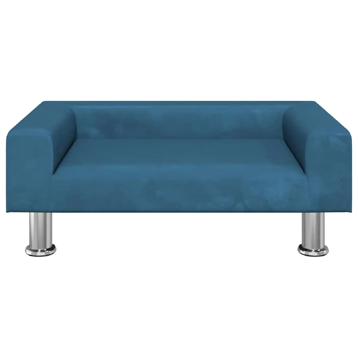 Comparer les prix de Lit pour chien panier canapé confortable 70 x 45 x 26,5 cm velours Bleu 02_0042799