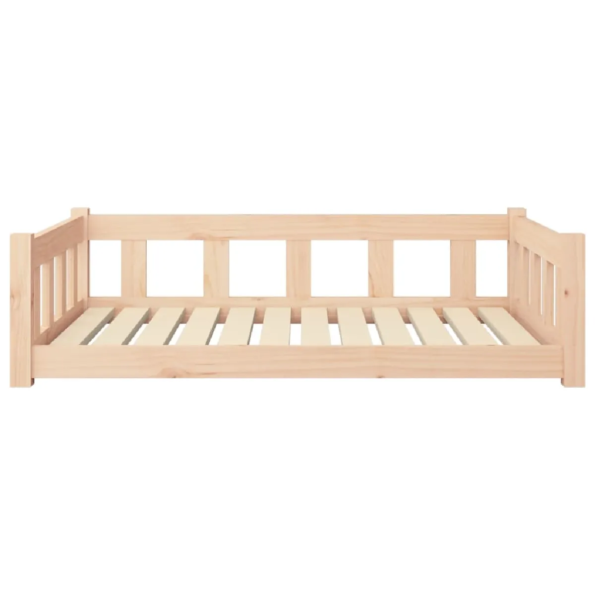 Meilleurs prix pour Lit pour chien panier canapé confortable 105,5 x 75,5 x 28 cm bois de pin solide marron 02_0042628
