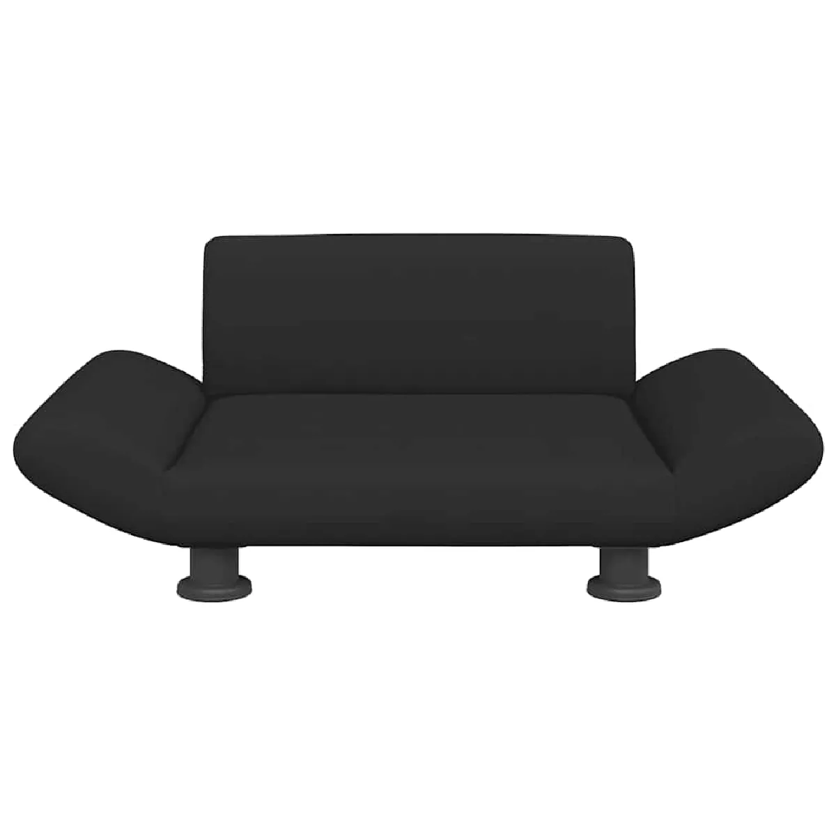 Comparer les prix de Lit pour chien panier canapé confortable 70 x 45 x 28 cm tissu noir 02_0042816