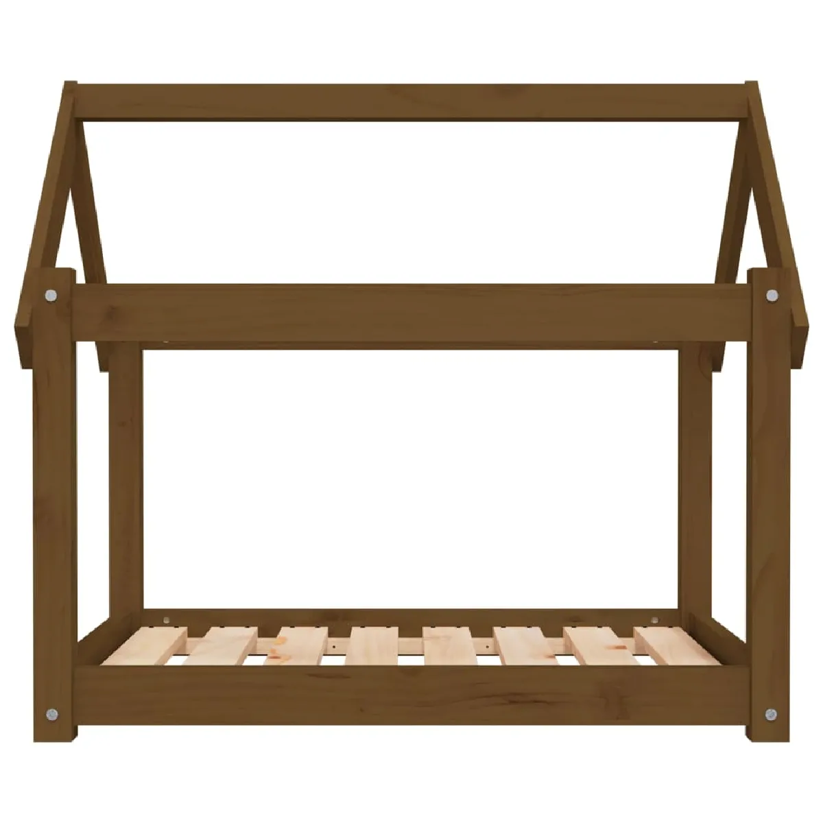 Meilleurs prix pour Lit pour chien panier canapé confortable 81 x 60 x 70 cm bois de pin solide marron 02_0042968