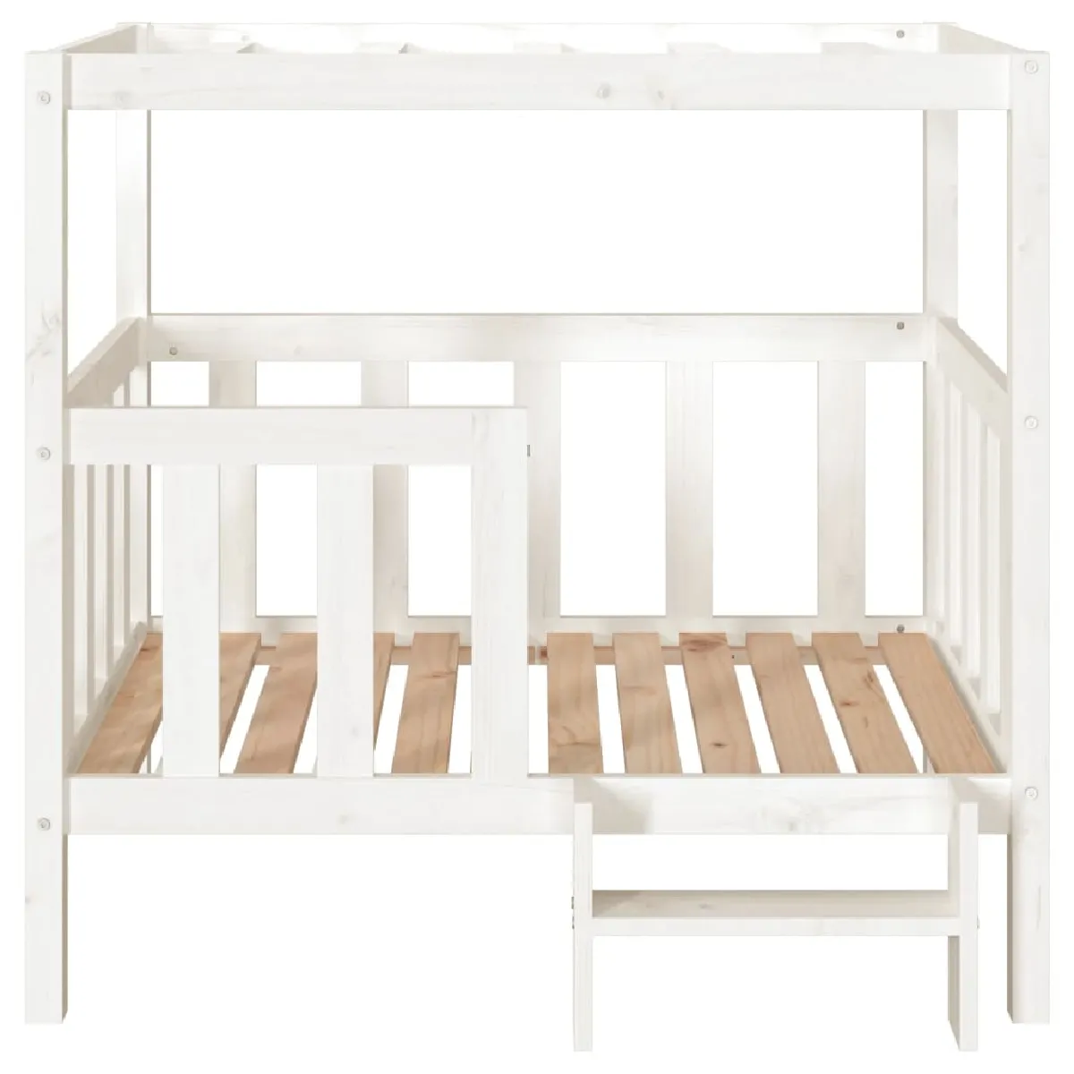 Meilleurs prix pour Lit pour chien panier canapé confortable 105,5 x 83,5 x 100 cm bois de pin solide blanc 02_0042645