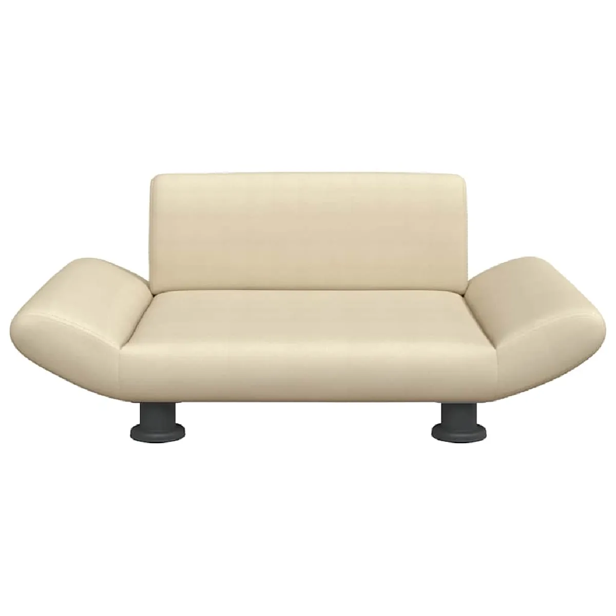 Comparer les prix de Lit pour chien panier canapé confortable 70 x 45 x 28 cm tissu crème 02_0042814