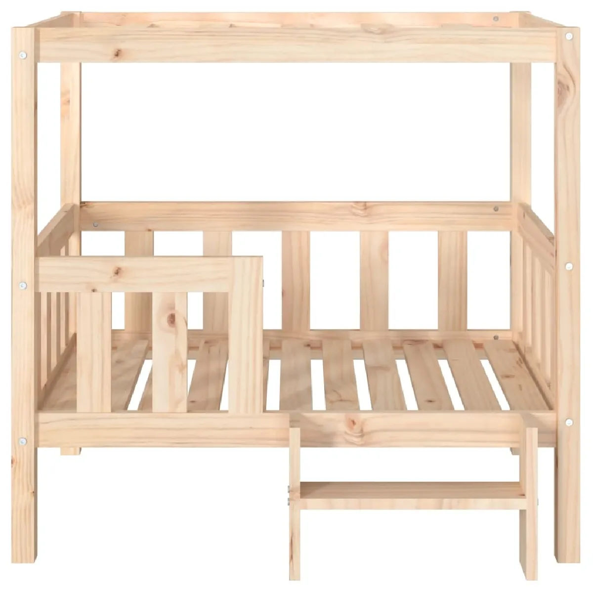 Meilleurs prix pour Lit pour chien panier canapé confortable 95,5 x 73,5 x 90 cm bois de pin solide marron 02_0043048