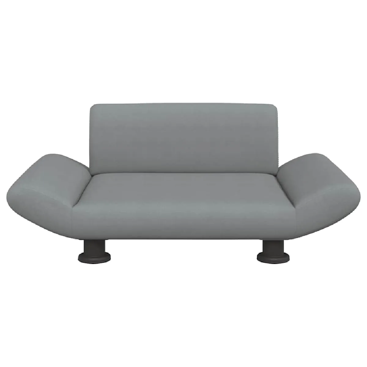 Meilleurs prix pour Lit pour chien panier canapé confortable clair 70 x 45 x 28 cm tissu gris 02_0043106