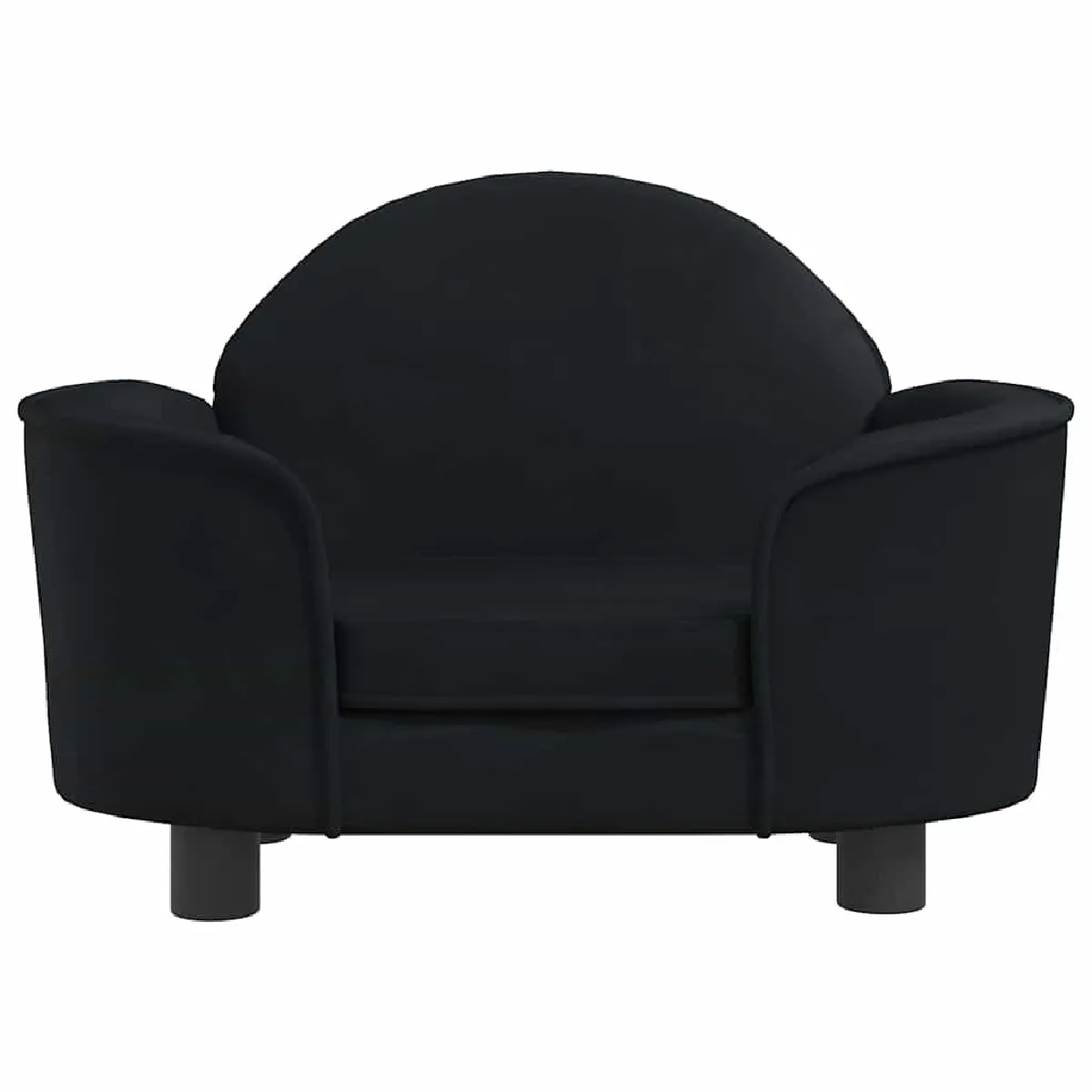 Meilleurs prix pour Lit pour chien panier canapé confortable 66 x 40 x 45 cm velours noir 02_0042781