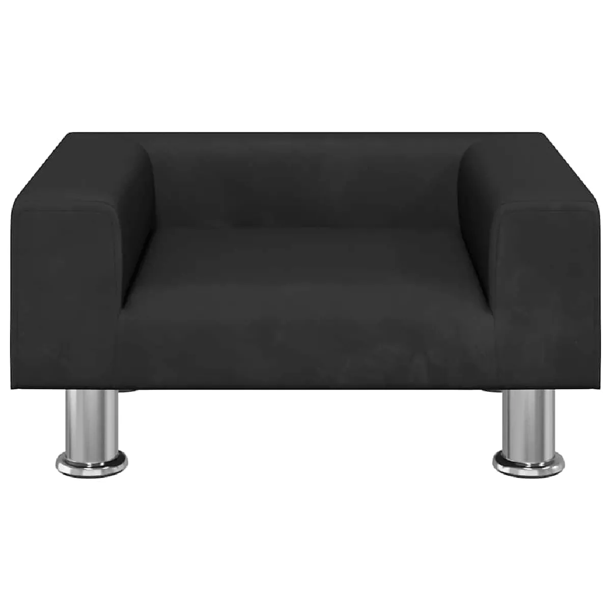 Comparer les prix de Lit pour chien panier canapé confortable 50 x 40 x 26,5 cm velours noir 02_0042667