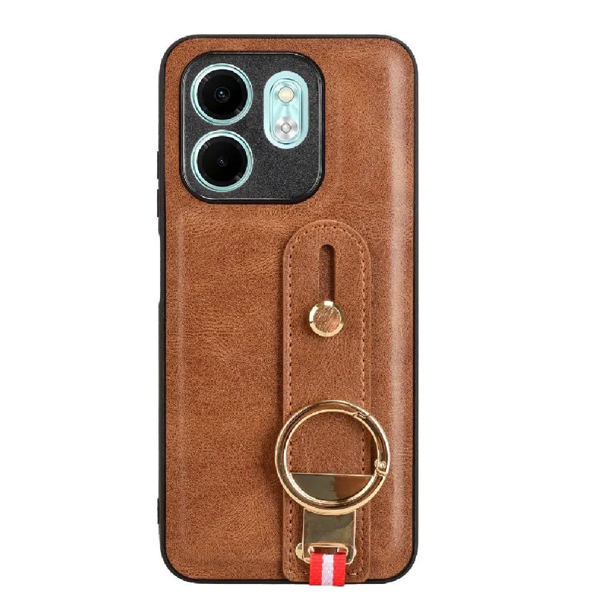 Générique Marron Étui Avec Béquille À Boucle Pour Infinix Hot 50I