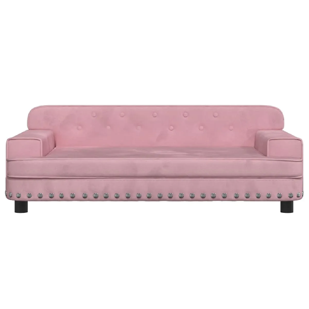 Meilleurs prix pour Lit pour chien panier canapé confortable 90 x 53 x 30 cm velours Rose 02_0042999